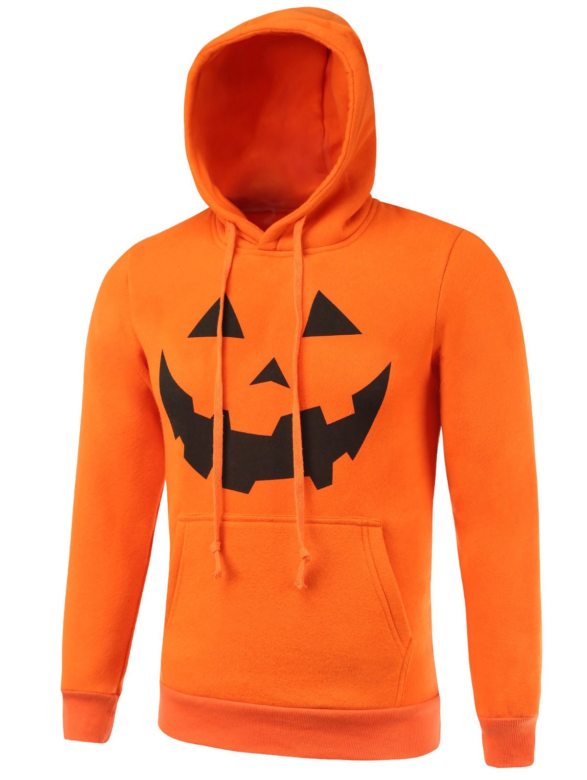 Drawstring Kangaroo Pocket Hallowmas Hoodie