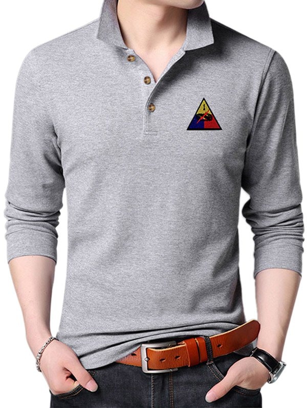 Geometrical Applique Long Sleeve T Shirt