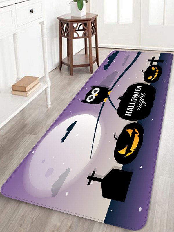 Halloween Night Pumpkin Non-slip Area Rug