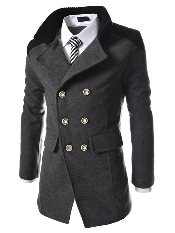 Men's Coats Stylish Turn-down Collar Comfort Warm