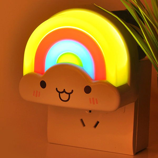 Voice Control Rainbow Bedside Desk LED Night Light