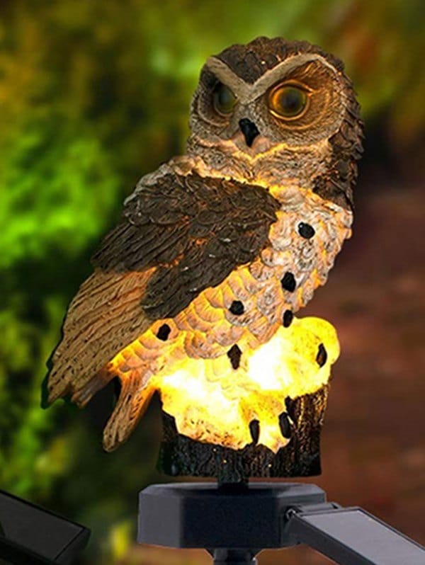 Outdoor Owl Shape LED Sun Energy Light