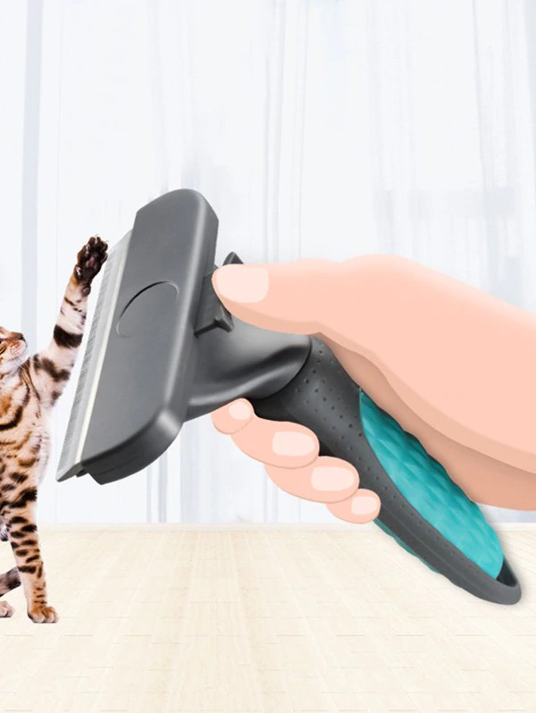 Pet Grooming Tool Automatic Cat Hair Removal Comb