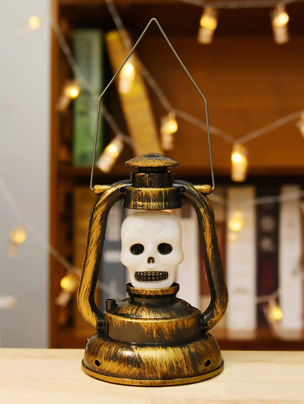 Halloween Decorative Desk Skull Lantern