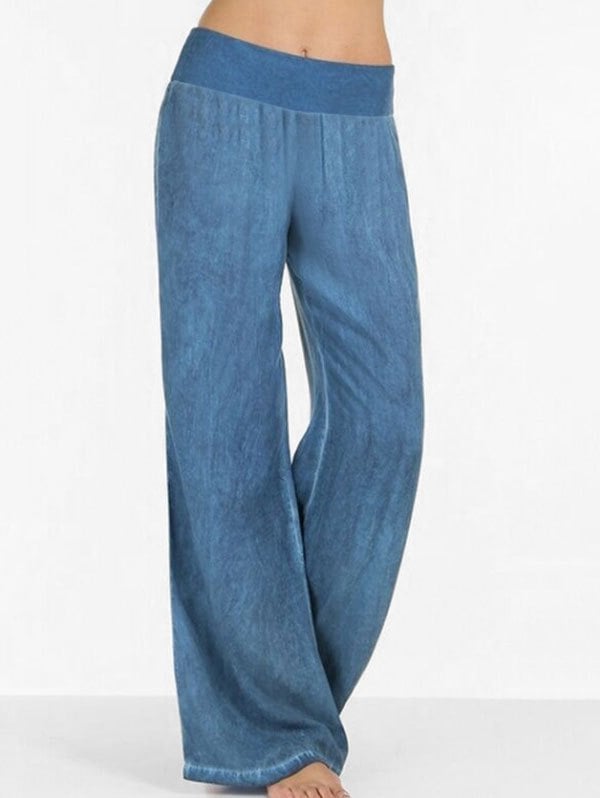 High Waisted Wide Leg Casual Pants