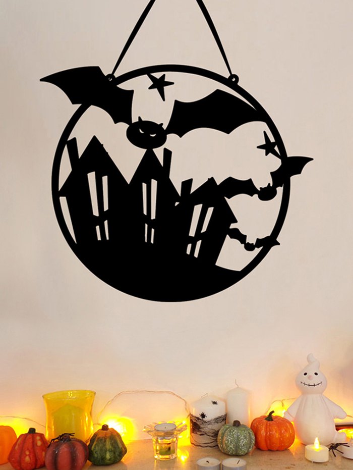 Halloween Haunted House Bats Door Hanging Decor