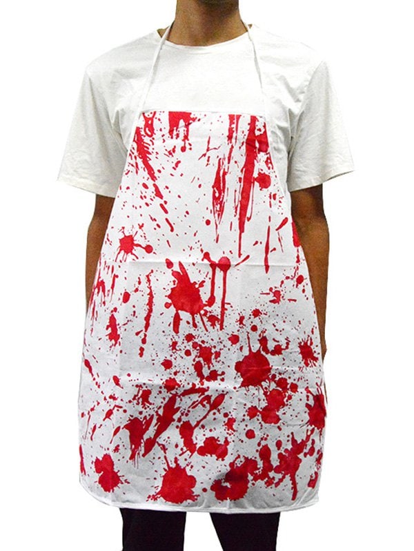 Halloween Horror Bloody Pattern Butcher Apron