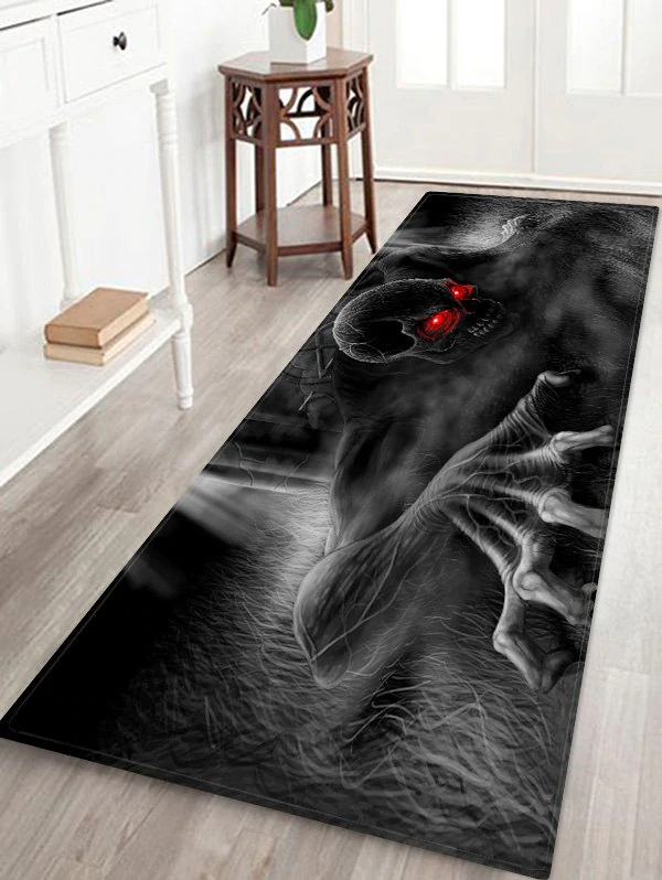 Halloween Dark Ghost Pattern Floor Mat