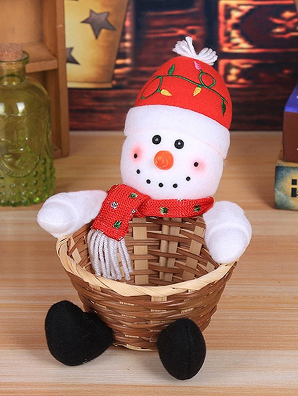 Christmas Cartoon Table Decoration Candy Basket