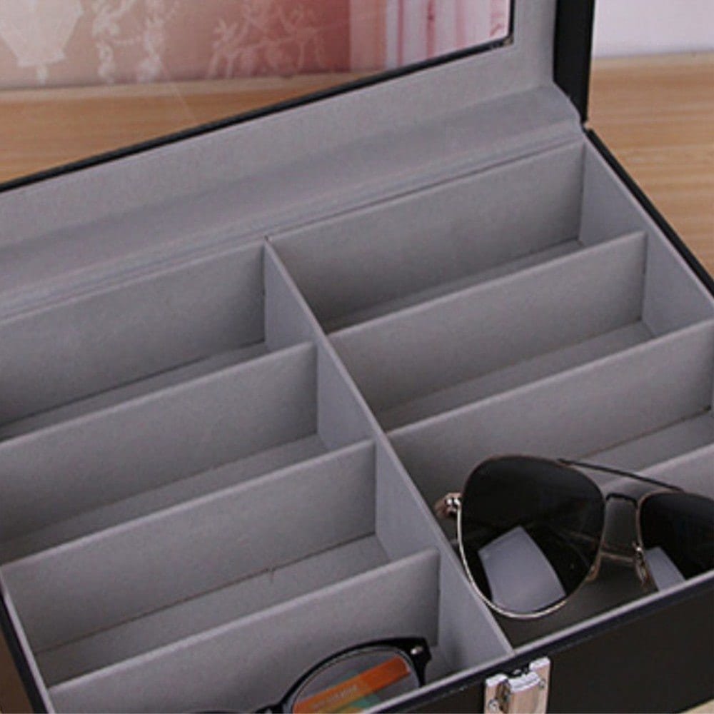 8 Grid Glasses Scarf Sunglasses Receiving Box