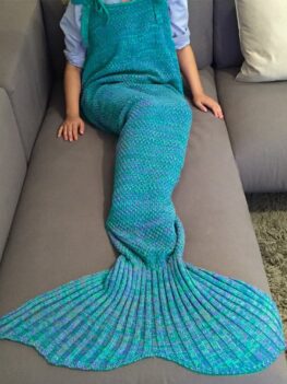 Chic Quality Comfortable Drawstring Style Knitted Mermaid Design