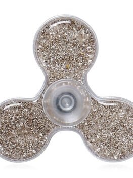 Flowing Glitter Powder Plastic Fidget Spinner