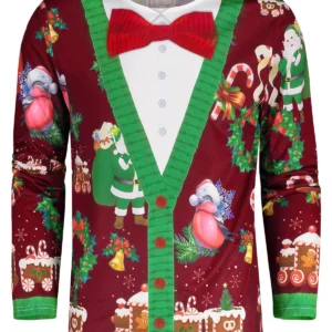 3D Print Long Sleeve Christmas Tee