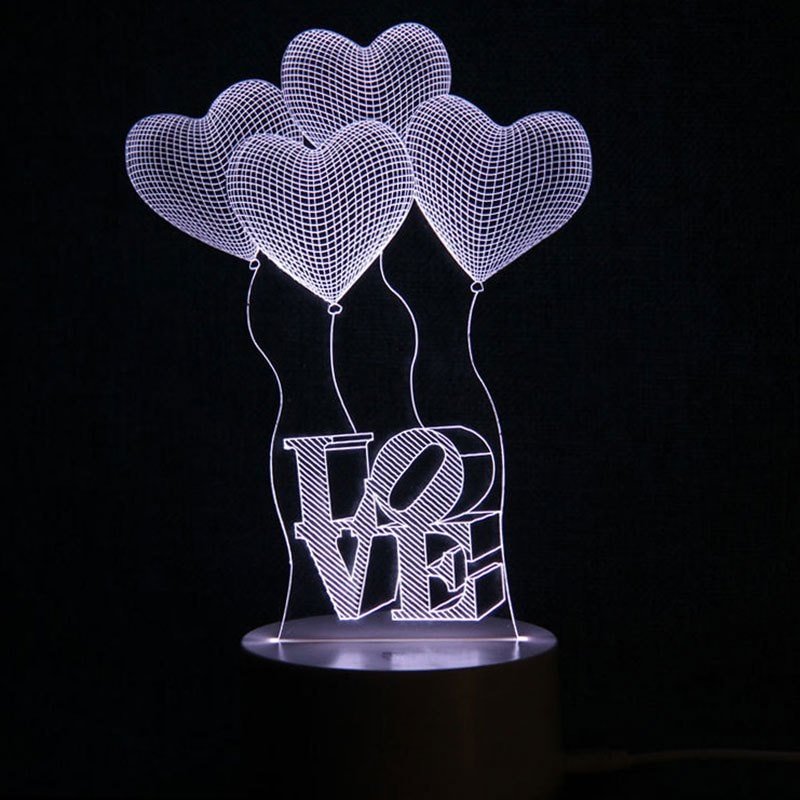 Mothers Day Valentine Heart Ballon Pattern Love Confession Gifts