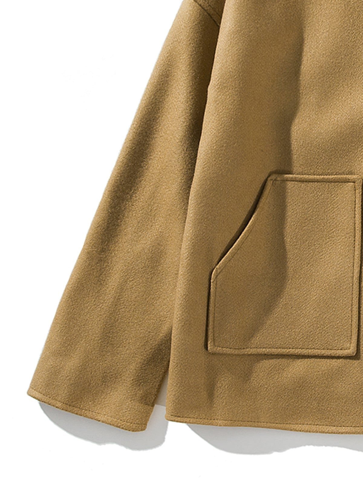 Cloak Pockets Woolen Jacket