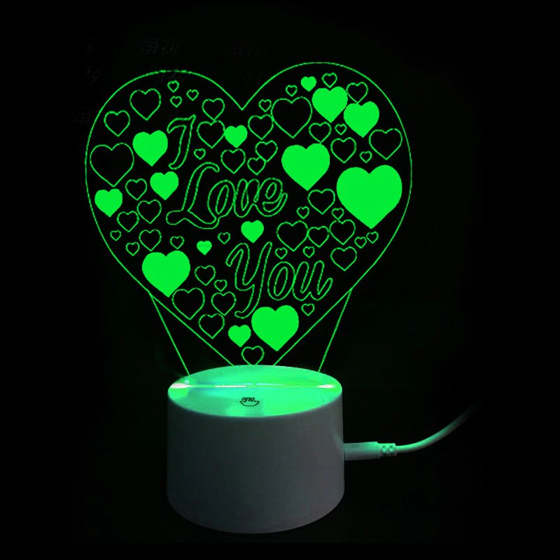 Mothers Day 9 Color Changing Valentine Gift Love You Letter Nigh