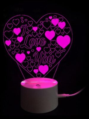 Mothers Day 9 Color Changing Valentine Gift Love You Letter Nigh
