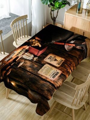 West Cowboy Pattern Table Cloth