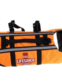 Dog Lifejacket Reflective Swimming Float Vest Adjustable Pet Aid