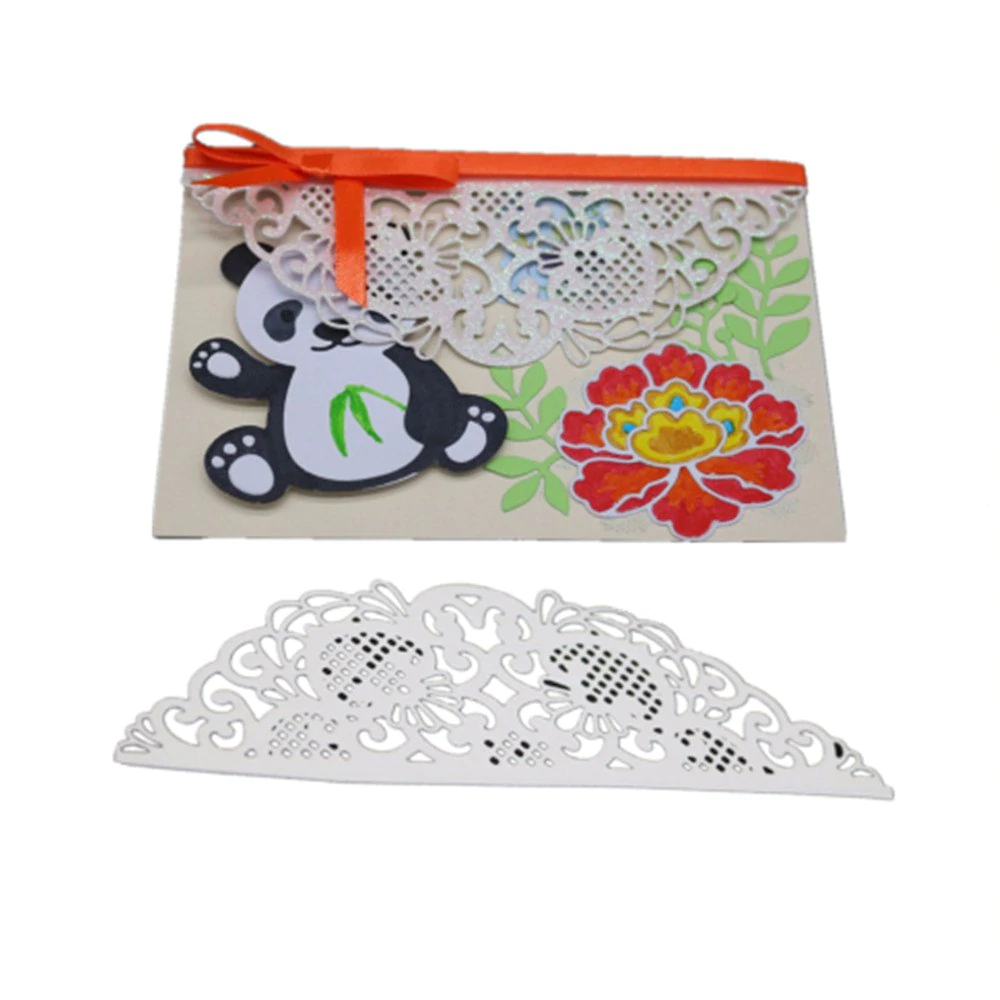 DIY Hollow Flower Style Metal Cutting Dies Set for Greeting Card