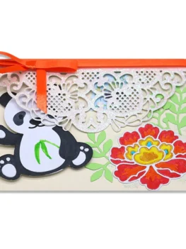 DIY Hollow Flower Style Metal Cutting Dies Set for Greeting Card