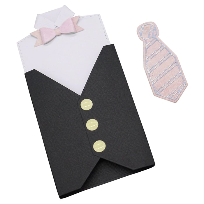 DIY Embossed Carbon Steel Waistcoat Pattern Cutting Die Set