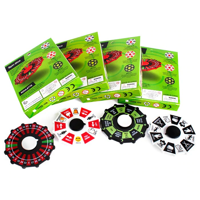 Creative Fidget Spinner Turntable Toy Game Party Props