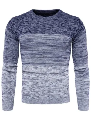 Round Neck Comfortable Sweater for Man