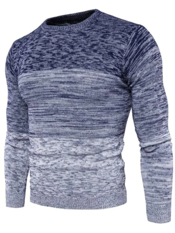 Round Neck Comfortable Sweater for Man