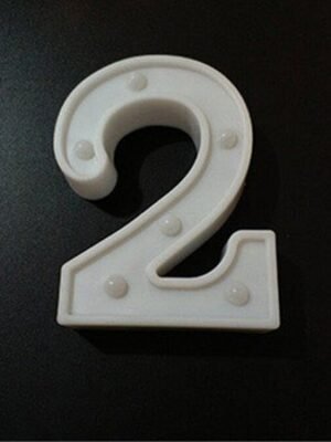 LED Night Light 26 Alphabet Letters Numbers DIY Combination 1pc
