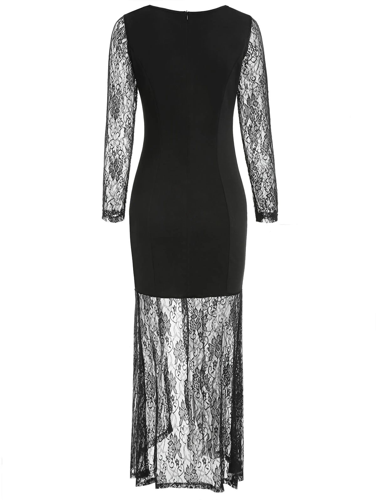 Long Sleeve Halloween Costume Lace Dress