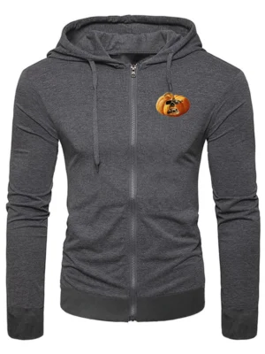 Halloween Pumpkin Pattern Casual Hoodie