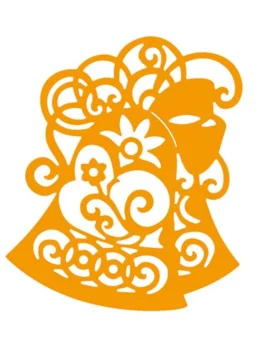 LF7760 Knife Pair Of Bells Cutting Dies