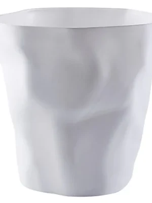 Nordic Creative Pleated Trash Can Household Bathroom Without Cov