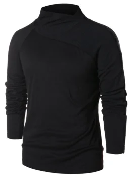 Raglan Sleeve Button Pullover Sweater
