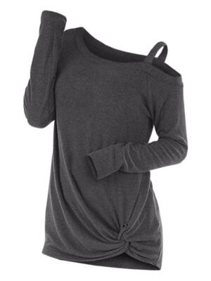Knotted Cut Out Sweater