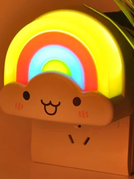 Voice Control Rainbow Bedside Desk LED Night Light