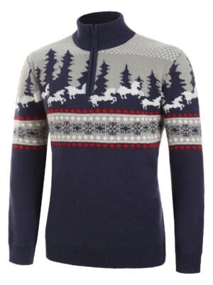 Christmas Cartoon Pattern Sweater
