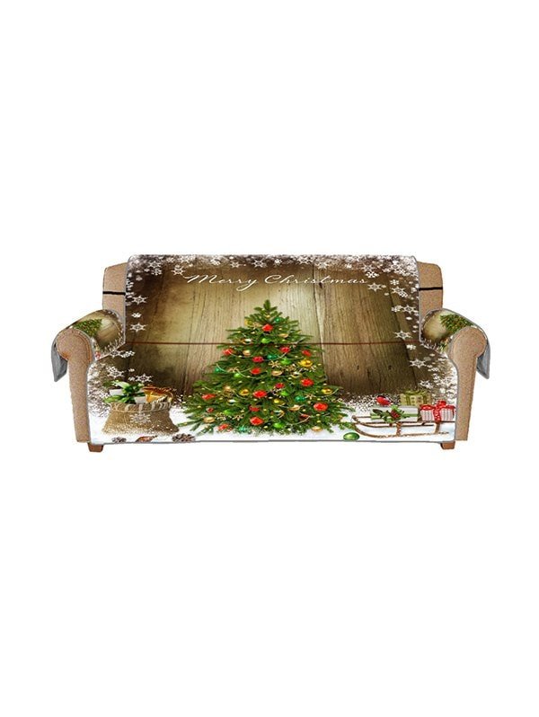 Merry Christmas Tree Couch Cover