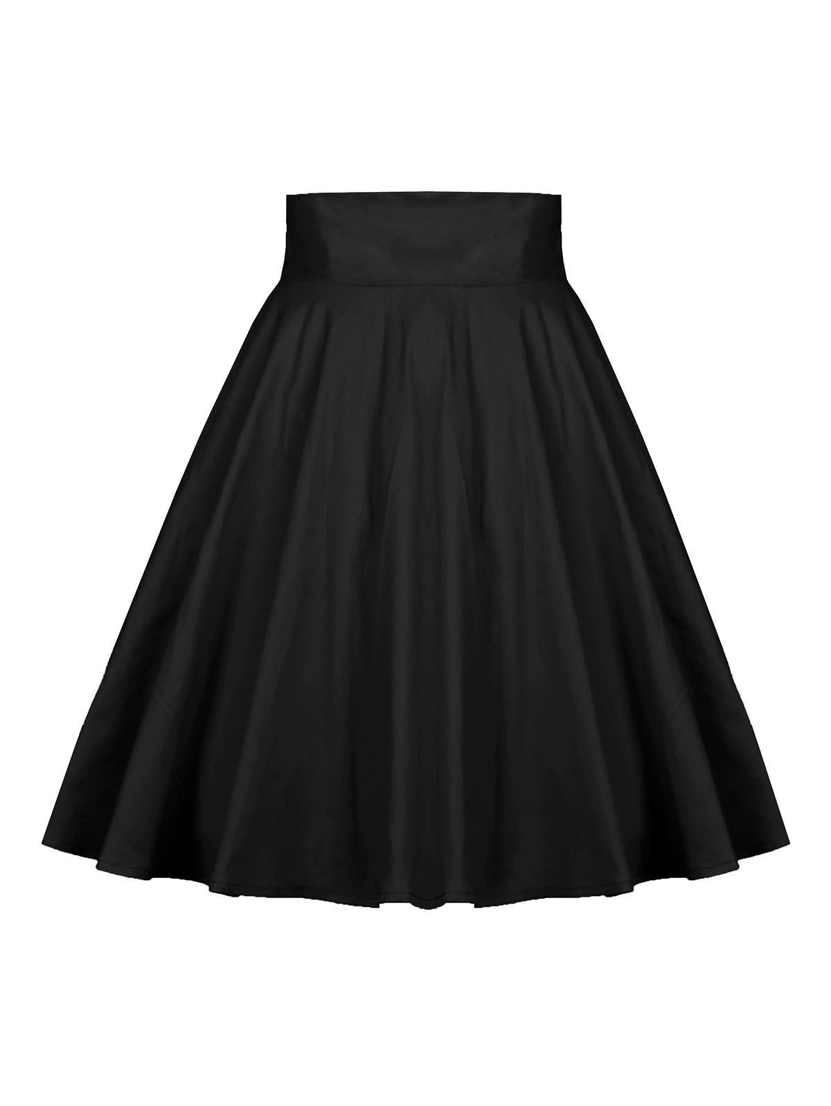 Buttoned A Line High Rise Pleated Skirt