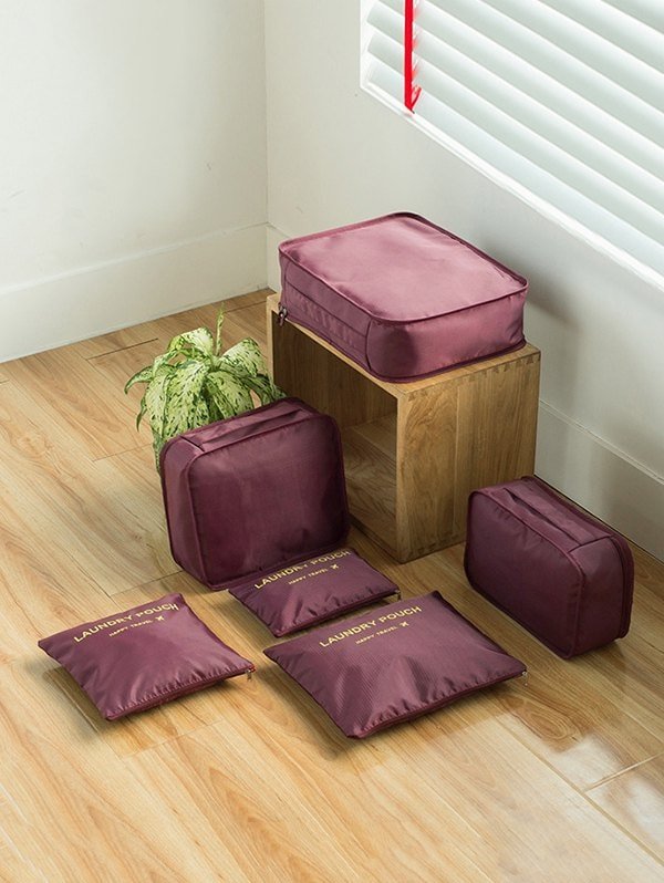 6Pcs Travel Storage Laundry Pouch Set