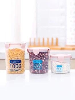 3Pcs Seal Pot Kitchen Storage Boxes