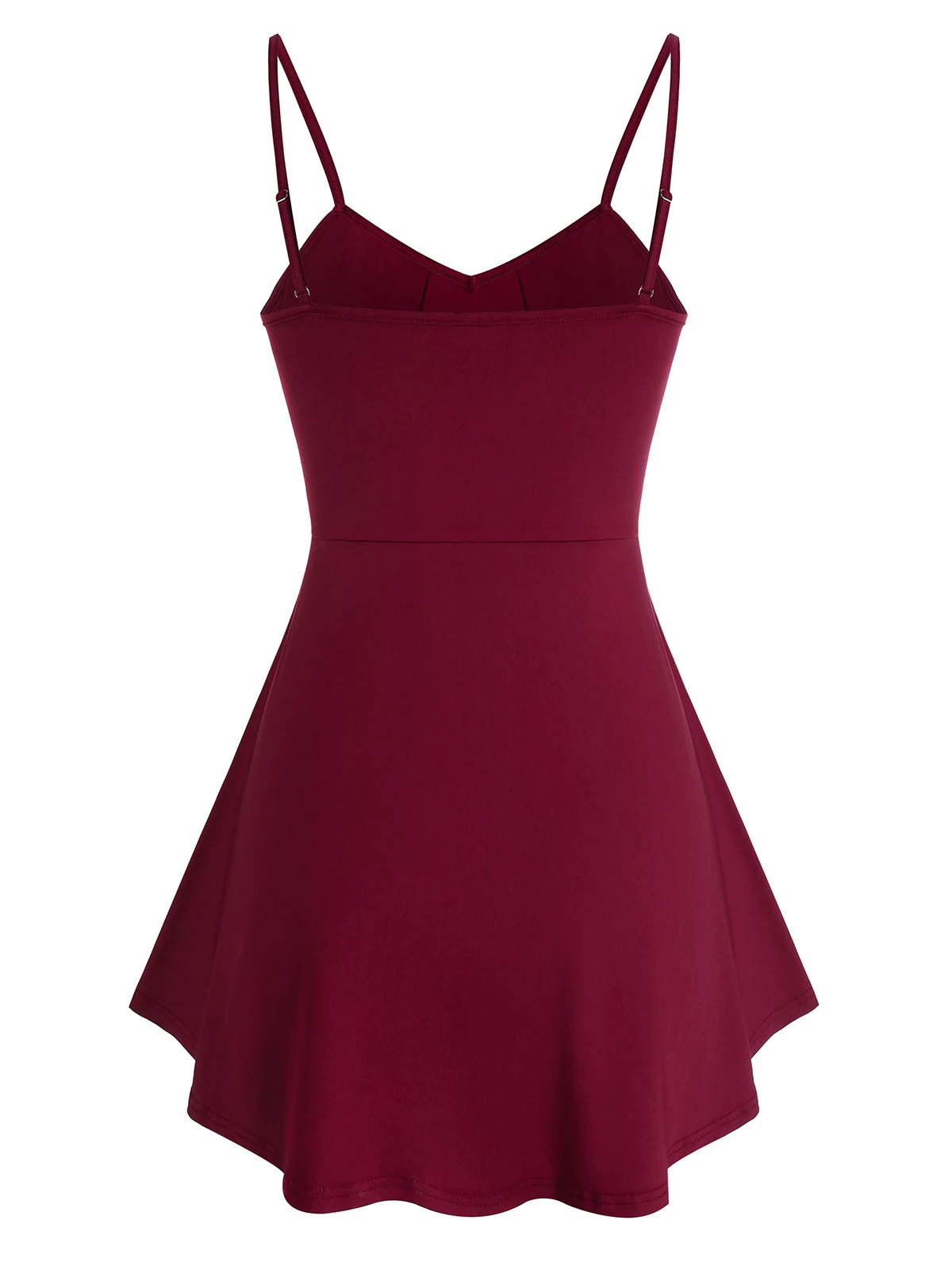 Plus Size Lace Insert Babydoll Set