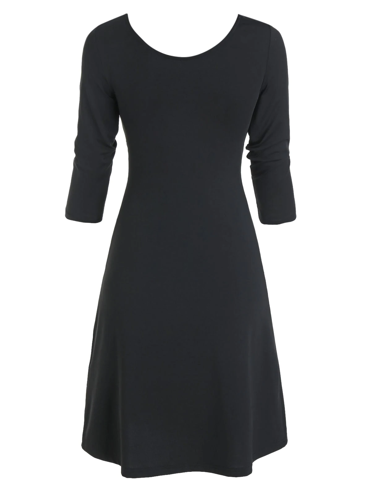 Ruched Crossover Prom Dress