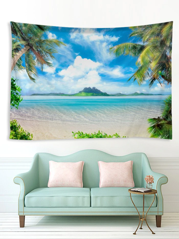 Beach Landscape Print Wall Art Tapestry