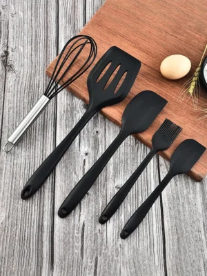 5Pcs Silicone Kitchen Cooking Tools Set