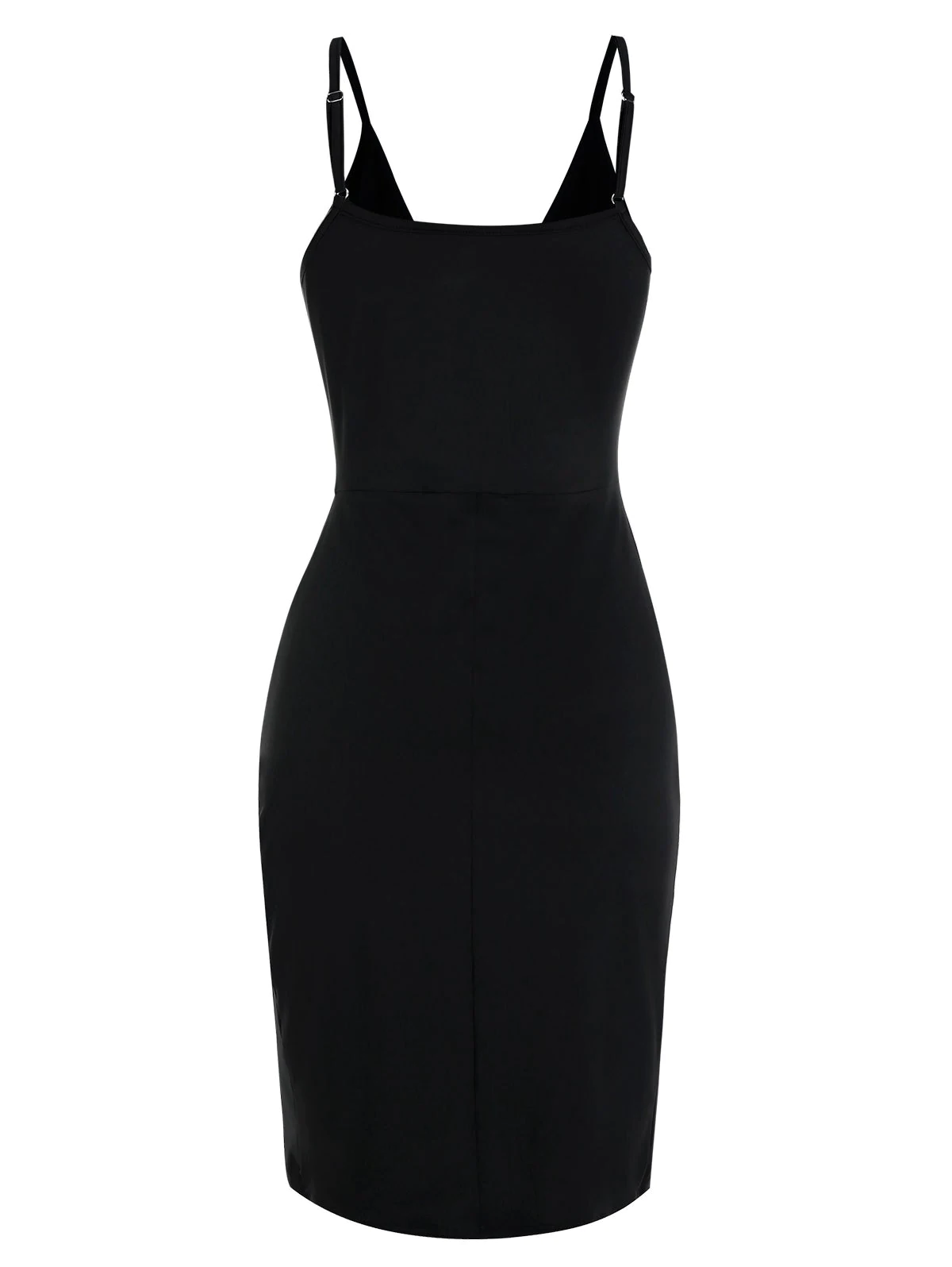 Draped Wrap Spaghetti Strap Dress