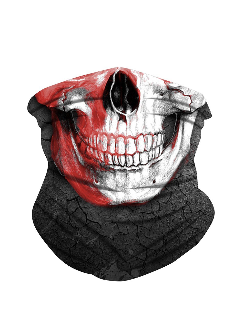 Outdoor Skull Elastic Seamless Round Scarf