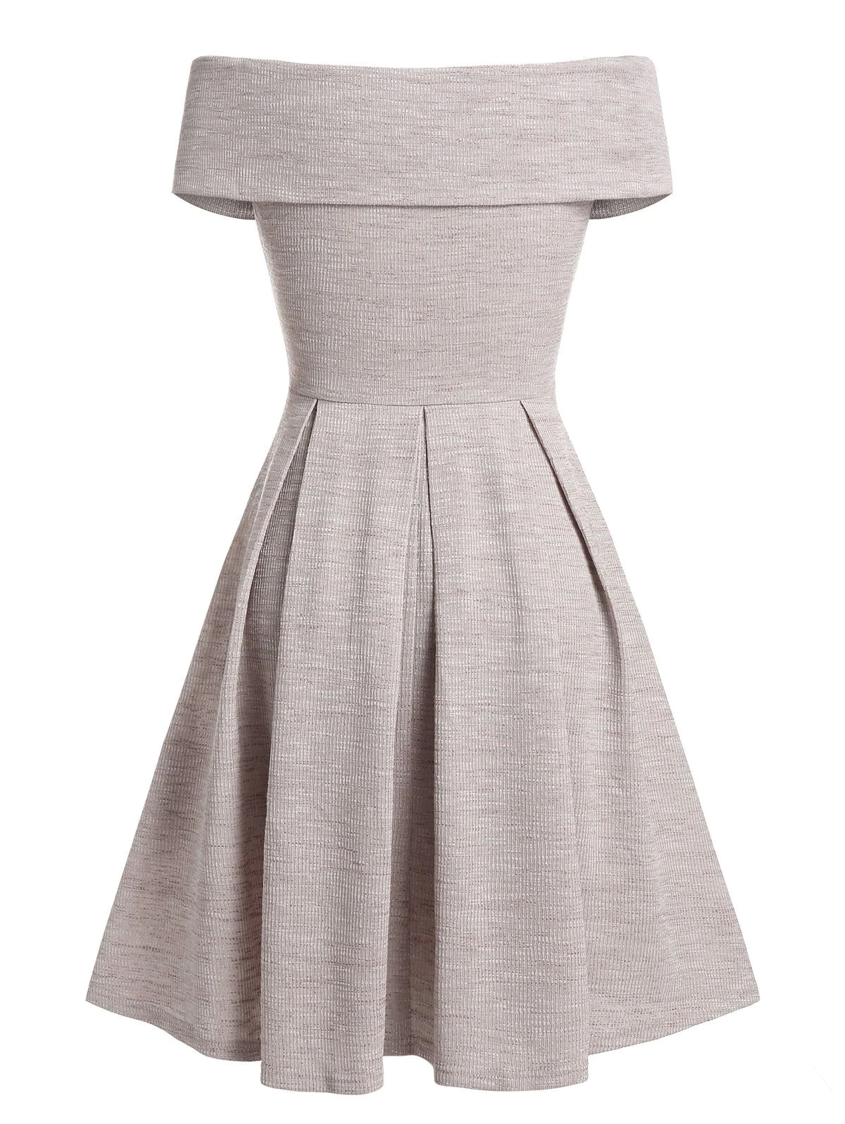 Off The Shoulder Wrap A Line Party Dress