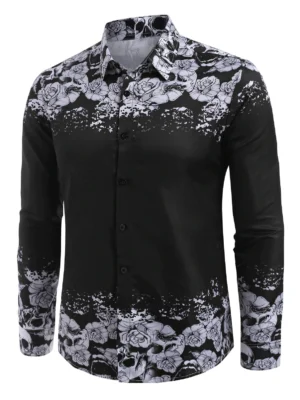 Shirts Type: Casual Shirts Material: Polyester Sleeve Length: Fu